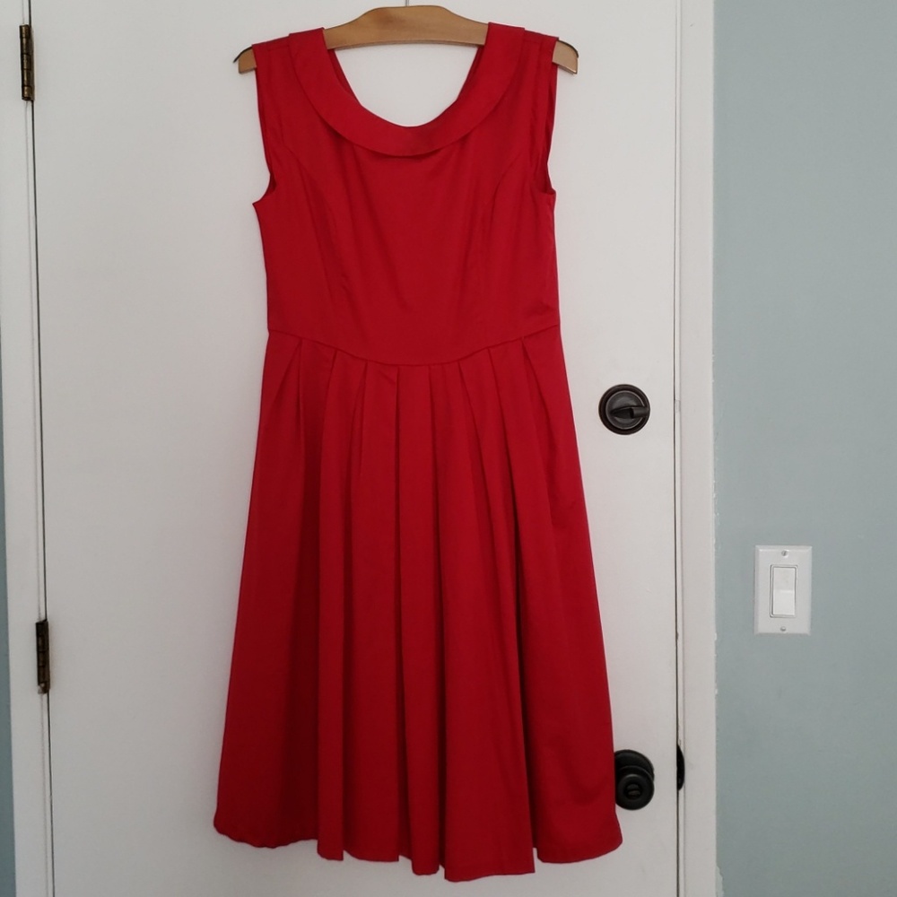 Red dress